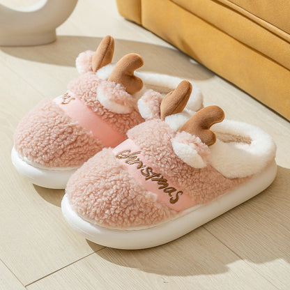 Non-slip Indoor Home Couple Cute Platform Slippers