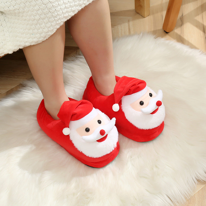 Thickened Non-slip Plush Cotton Slippers