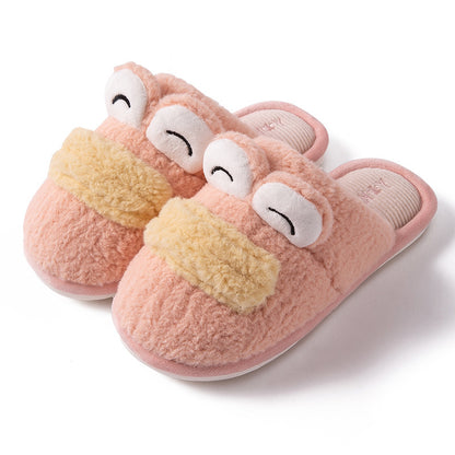 Plush Cartoon Cotton Slippers