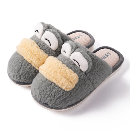 Plush Cartoon Cotton Slippers