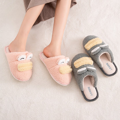 Plush Cartoon Cotton Slippers