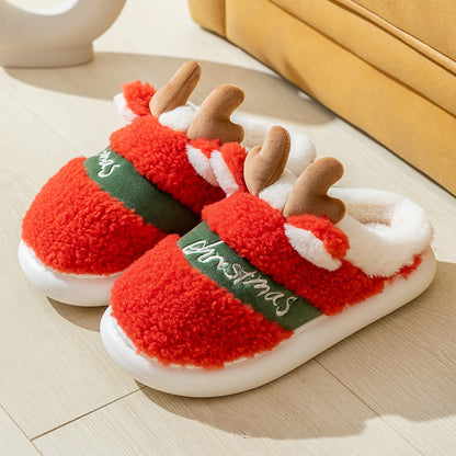 Non-slip Indoor Home Couple Cute Platform Slippers