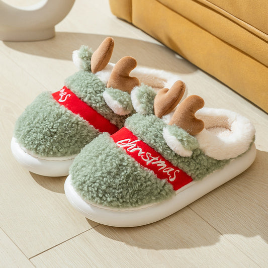 Non-slip Indoor Home Couple Cute Platform Slippers