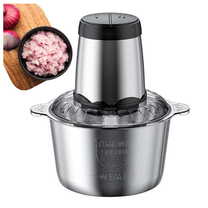 Electric Meat Grinder, Adjustable, 300w Meat Processing Machine With 3l Capacity Bowl, Meat Chopper with Dual Layer Cutting