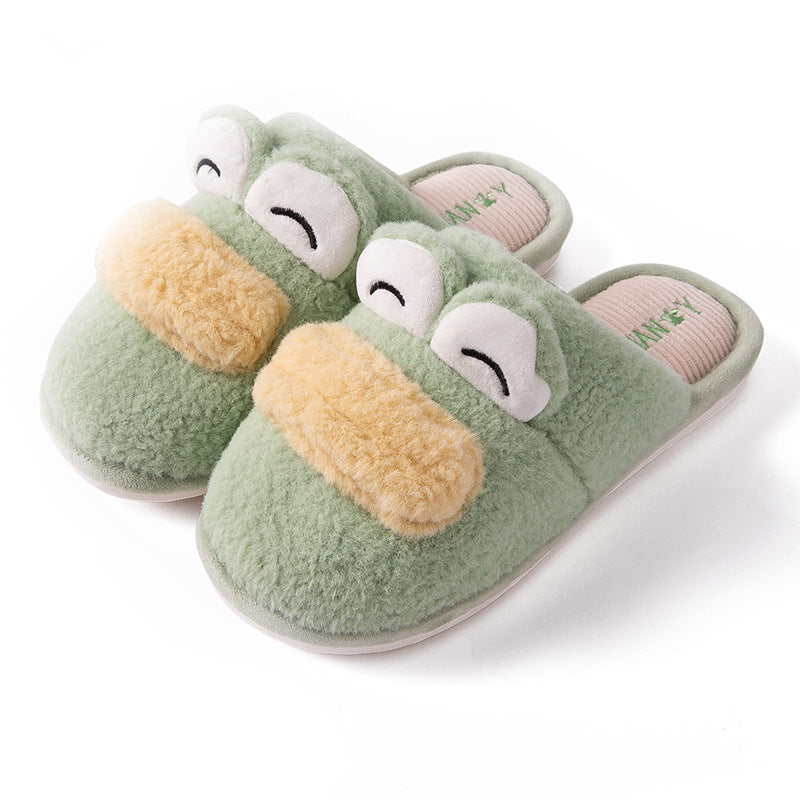 Plush Cartoon Cotton Slippers