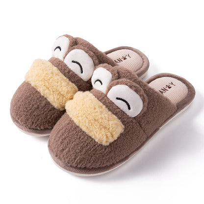 Plush Cartoon Cotton Slippers