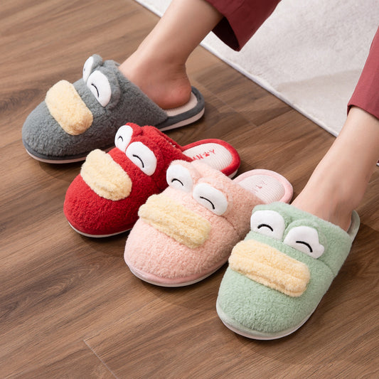 Plush Cartoon Cotton Slippers